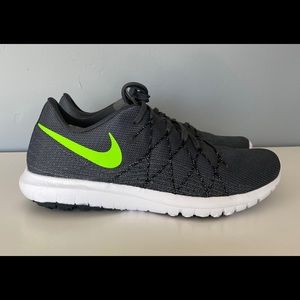Nike Flex Fury 2 Gray/Green running - men’s 8.5